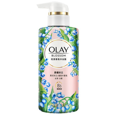 玉兰油(OLAY)花漾香氛沐浴露晨曦铃兰300克 6瓶装