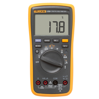 福禄克(FLUKE)17B+数字万用表 掌上型多用表 电容频率温度仪器仪表