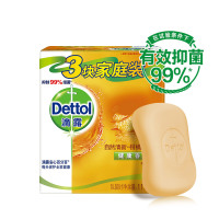 滴露(Dettol)健康香皂自然清新柑橘沁爽115克*3 单位:盒