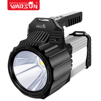 沃尔森 Warsun D498探照灯led强光手电筒充电灯手提探照灯超亮户外远射非氙气家用5000