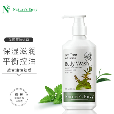 天然之扉 AOG Naturals 茶树清凉舒爽沐浴露 532ml