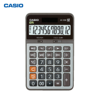 卡西欧(CASIO)AX-120B商务计算器 中型机 灰色 经典款