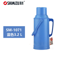 清水(SHIMIZU) SM-1071 塑料壳保温瓶/暖壶 3.2L 蓝