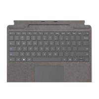 微软Surface Pro 专业键盘盖+超薄触控笔2 铂金色键盘盖适配pro9,超薄触控笔2代