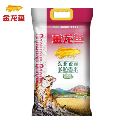 金龙鱼 东北虎林长粒香米 5KG