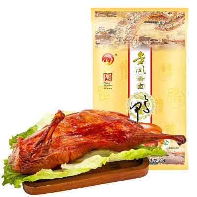 金凤 河北特产鸭肉休闲零食烤鸭600g(单位:袋)