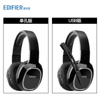 漫步者 (EDIFIER) USB K815 学生网课耳麦 头戴式电脑耳机 在线教育学习听力对话耳机 黑色.