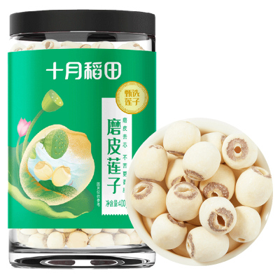 十月稻田 磨皮莲子 400g