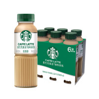 星巴克(Starbucks)星选 咖啡拿铁270ml*6瓶 即饮咖啡饮料(新老包装随机发货)