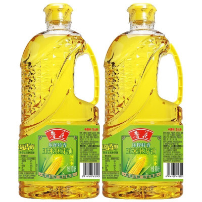 鲁花压榨特香玉米胚芽油900ml*2