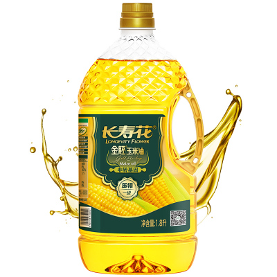 长寿花金胚玉米油1.8L