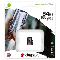 金士顿(Kingston)64GB TF(MicroSD)存储卡 U1 A1 V10 手机内存卡 switch内存卡