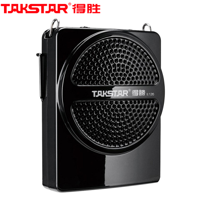 得胜(TAKSTAR)E126便携小蜜蜂扩音器有线教师专用教学导游喇叭小巧上课用音箱 典雅黑