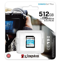 金士顿(Kingston)512GB SD存储卡 U3 V30 相机内存卡高速sd卡大卡 4K超高清拍摄 读速170M