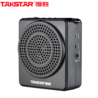 得胜(TAKSTAR)E180M便携式扩音器 大功率教学专用导游教师喇叭扩音器 可插U盘腰挂迷你音响 典雅黑