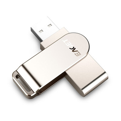 忆捷(EAGET)F60 USB3.0 U盘 高速全金属360度旋转车载优盘网红音乐盘 128GB