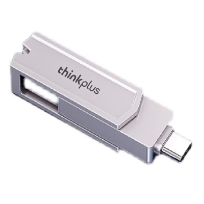 联想(thinkplus) TPCU301plus (手机优盘TYPE-C) 32GB U盘 银色