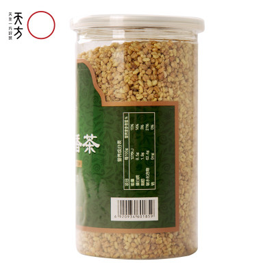 天方茶叶瓶装荞麦香茶250g/罐