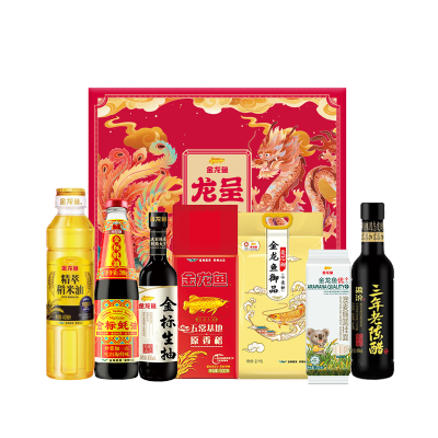 金龙鱼龙凤呈祥大礼包A款2400g+1400ml