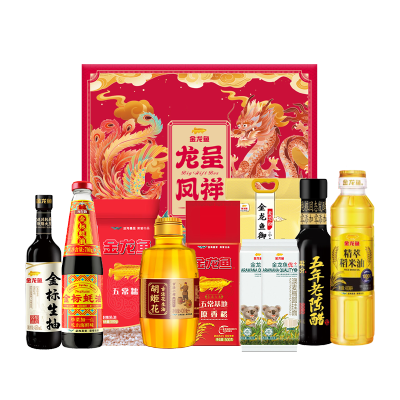 金龙鱼龙凤呈祥大礼包B款2200g+1800ml