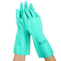 安思尔 37-176丁腈橡胶防化手套 耐酸碱耐磨耐油工业手套