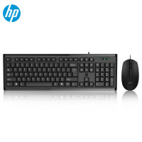 惠普(HP)km10有线USB键盘鼠标套装黑色