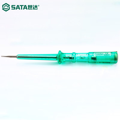 世达(SATA) 测电笔验电笔试电笔螺丝刀 普通型测电笔145MM 62501 /个 (定制)