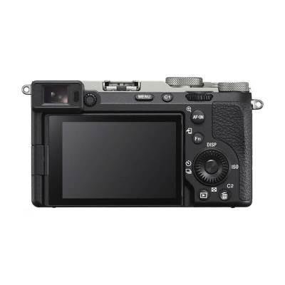 索尼(SONY)Alpha 7CR 新一代全画幅微单相机 轻便小巧 简易操控 银色 单机身(A7cR/a7cr)