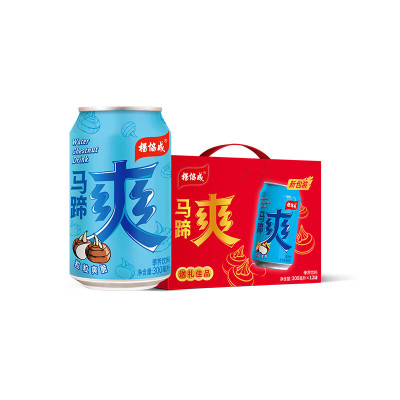 杨协成 马蹄爽 荸荠饮料300ml*12罐