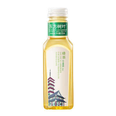 农夫山泉东方树叶500ml*15瓶整箱 茶饮料 绿茶(50箱起订)