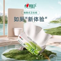 心相印厕所抽纸/抽取式卫生纸 5层66抽*6包纸巾 大规格柔厚 速溶 厕纸BDT1066