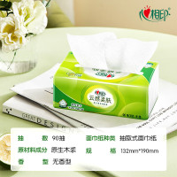 心相印抽纸 云感柔肤纸巾270张24包 整箱销售 (真S码3层90抽)BT810