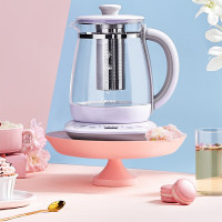 美的GE1510家用大容量多功能花茶壶办公室全自动养身茶壶 淡紫色(台)
