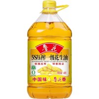 鲁花 5S压榨一级花生油 4L 食用油 粮油 礼品 家用炒菜 植物油 营养健康轻食 送礼佳品 物理压榨 香浓味美 团购