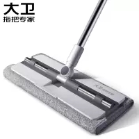 大卫P8夹布式平板拖把 1杆2布