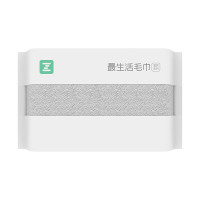 最生活A-1180毛巾.国民系列(蓝/粉/灰/米色)34*72cm(1条)