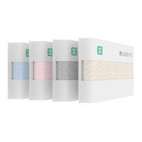 最生活A-1180毛巾.国民系列(蓝/粉/灰/米色)34*72cm(4条)