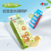 心相印迷弟超迷你儿童湿巾 7片8包超迷你 便携随身装湿纸巾 婴儿可用XYD007+P1(单提)