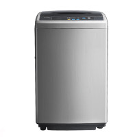 美的(Midea)MB80-1200H 全自动小型波轮洗衣机 8公斤 银灰色 (标准安装)