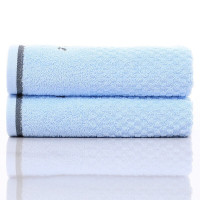 洁丽雅(Grace)(7254+7253)毛巾浴巾三件套礼盒套装 纯棉商务礼盒公司福利年会伴手礼可定制 含手提袋