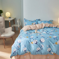 恒源祥HYX129TJ连理枝舒棉四件套枕套:48*74cm*2被套:200*230cm床单:250*245cm