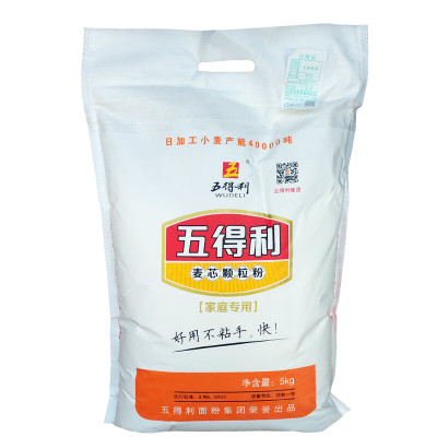 五得利(WUDELI)麦芯颗粒粉5kg