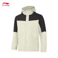 李宁 瓷秘色-曜石灰 男 运动风衣 AFDUA13-3 XXL码