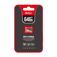朗科 64GB TF(MicroSD)存储卡 A1 U3 V30 4K 高度耐用行车记录仪监控摄像头内存卡