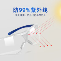3M 10434护目镜防风防尘防冲击骑行防护眼镜