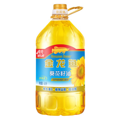 金龙鱼自然葵花籽油4L 新旧包装交替发货