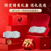 skg腰部按摩器 无线热敷智能护腰按摩仪W7尊贵天青灰