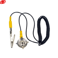 谋福CNMF防静电台垫接地扣1.8米接地线静电胶皮星爪鳄鱼夹接地连接线[鳄鱼夹+星爪](5个装)435