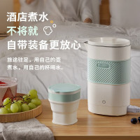 小熊(Bear)便携式电热水壶旅行保温一体电热水杯户外露营小型迷你烧水壶 ZDH-E05Q2-0.45L