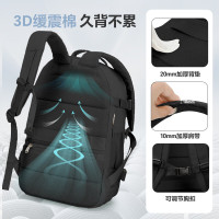 维多利亚旅行者短途旅行登山出差电脑包双肩包背包7052黑色